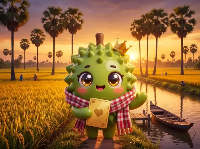 CasinoDurian mascot in Cambodia
